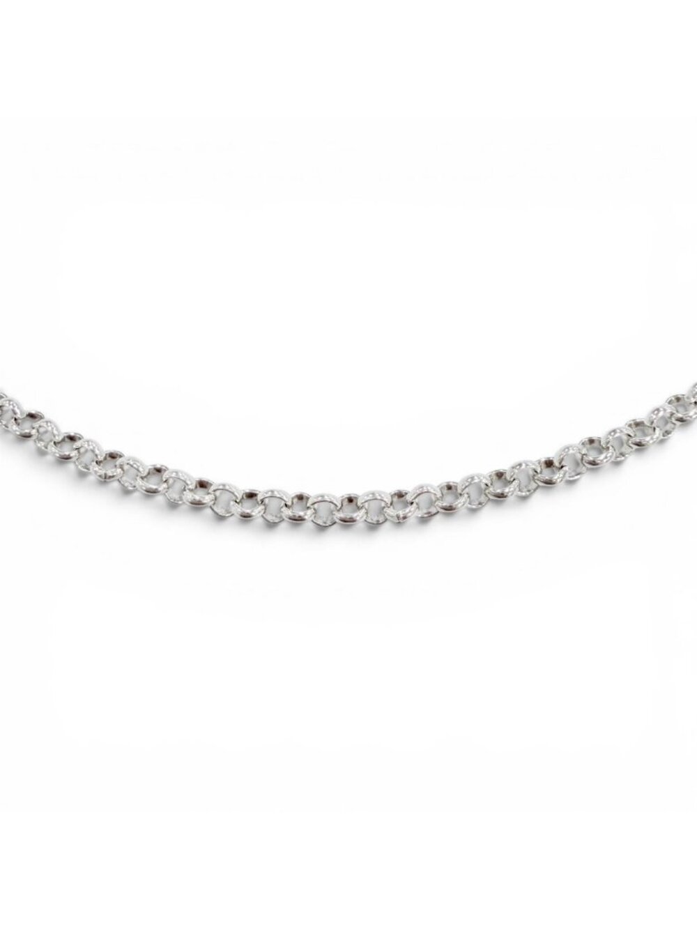 Chrome Hearts Roll Chain 925 Neckchain Necklace Silver 18 Inch